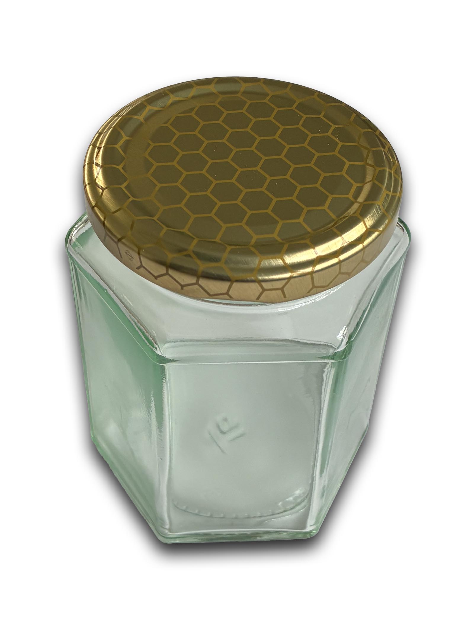 Box of 300ml Hexagonal Food Jar and Lids