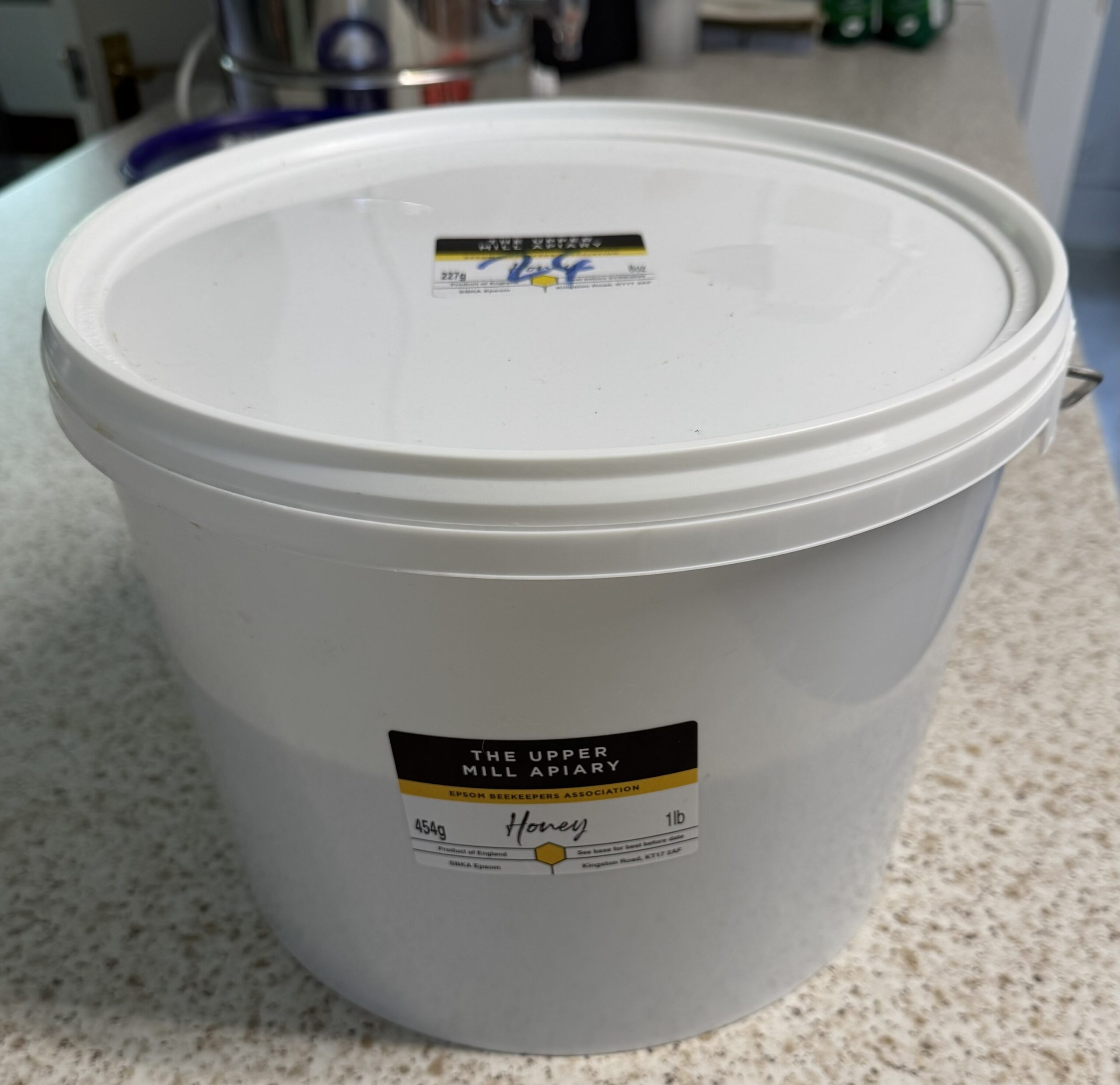 EBKA Honey wholesale. 15Ib bucket of honey